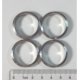 Lot of 4 NW/KF-25 Centering Ring, 304 Stainless Steel, Vacuum, N Lot of 4 NW/KF-25 Centering Ring, 304 Stainless Steel, Vacuum, N