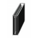 Micro Quartz Cuvette, Black Wall, 5cm lightpath 3.5ml, 2mm slit,