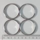 Lot of 4 NW/KF-40 Centering Ring, 304 Stainless Steel, Vacuum, N Lot of 4 NW/KF-40 Centering Ring, 304 Stainless Steel, Vacuum, N