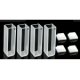 Set of 4 Quartz Cuvettes 10mm cuvette cell spectrometer, Open To