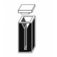 Micro Quartz Cuvette 1cm Black Wall 0.45mL Cell Cuvettes, Light Micro Quartz Cuvette 1cm Black Wall 0.45mL Cell Cuvettes, Light