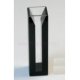 Micro Quartz Cuvette, Black Wall, 5mm lightpath, 0.85ml, 5mm sli