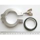 Lot of 4 NW/KF-40 Clamps with centering O-rings Vacuum Lot of 4 NW/KF-40 Clamps with centering O-rings Vacuum